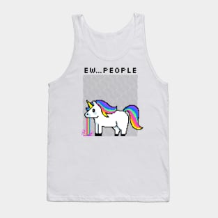 Funny Unicorn Vomiting Ew...People Tank Top